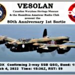 VE80LAN - 80th Anniversary QSL Card